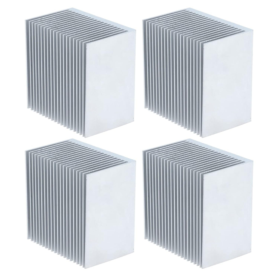 Aluminium-Kühlkörper, 4 PC Kühlrippen-Kühlkörper-Kit, 60 x 60 x 39 mm Kühlkörper für die Kühlung von