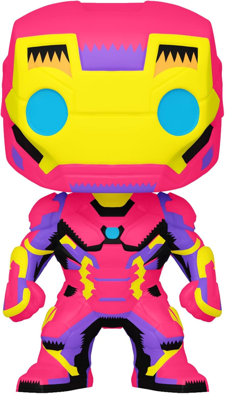 Funko Pop! Marvel: Black Light - Iron Man - Marvel Comics - Vinyl-Sammelfigur - Geschenkidee - Offiz