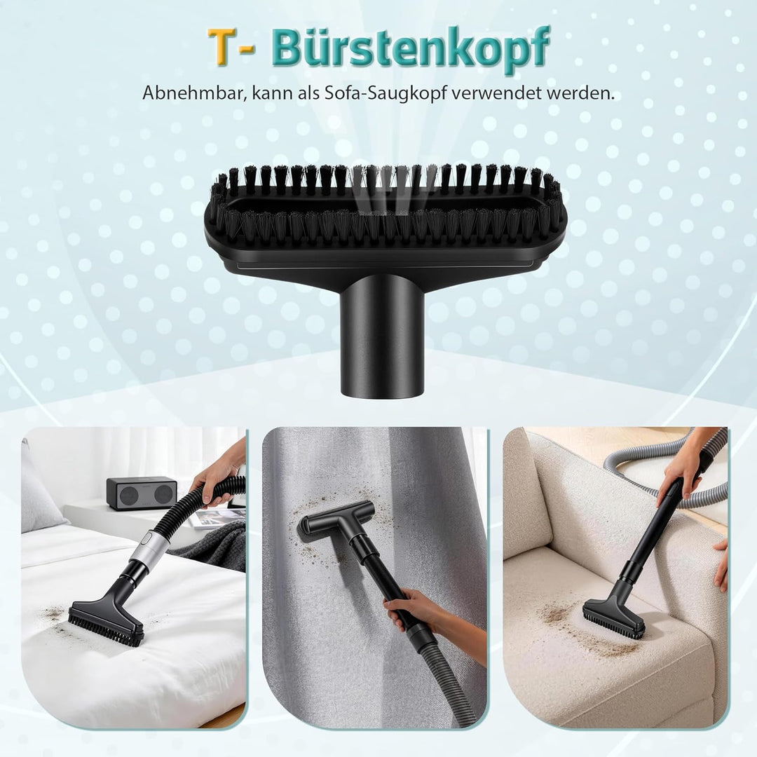 7 Stück Staubsauger Ersatzteile, 32-35 mm Staubsauger Aufsatz Universal, Staubsauger Ersatzbürsten,