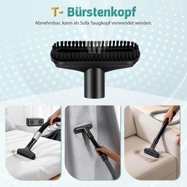 7 Stück Staubsauger Ersatzteile, 32-35 mm Staubsauger Aufsatz Universal, Staubsauger Ersatzbürsten,