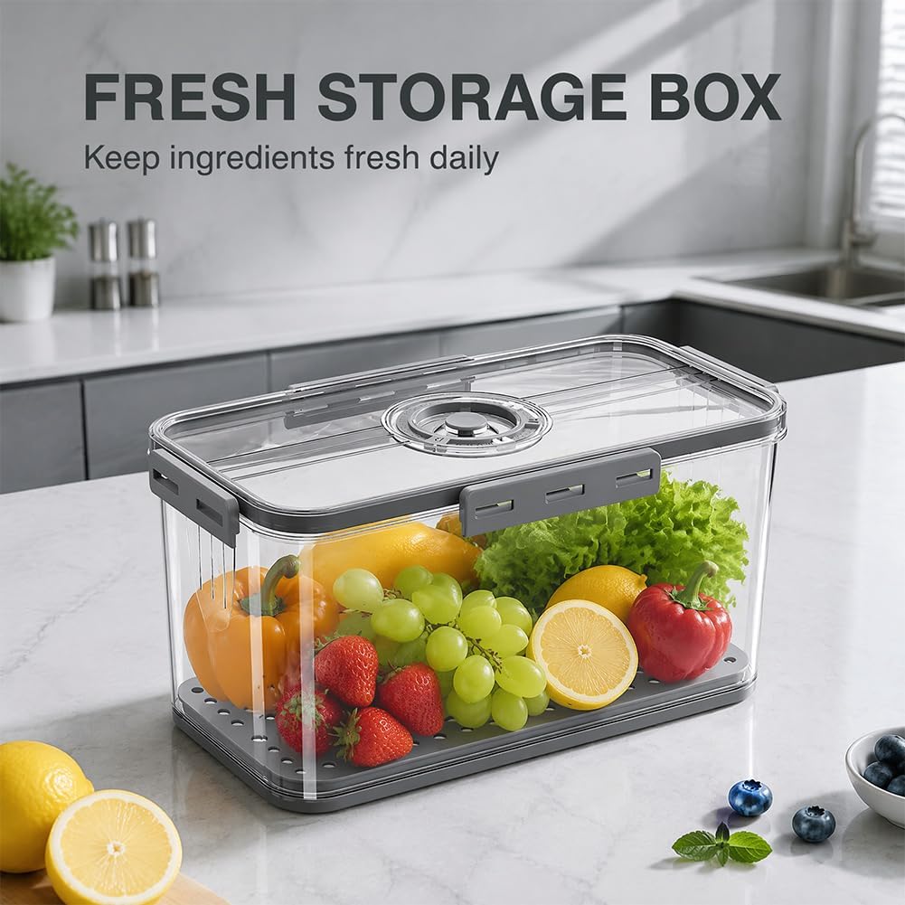 CEWROM Brotkasten mit Deckel,Moderne Brotaufbewahrungsbox mit Zeitschaltuhr | Toastbrotbox Bread Box