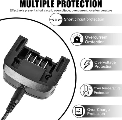 18V/20V Ladegerät Kompatibel mit Black & Decker: Ladegerät 18V/20V Lithium,Lithium-Ionen-Batterie BL