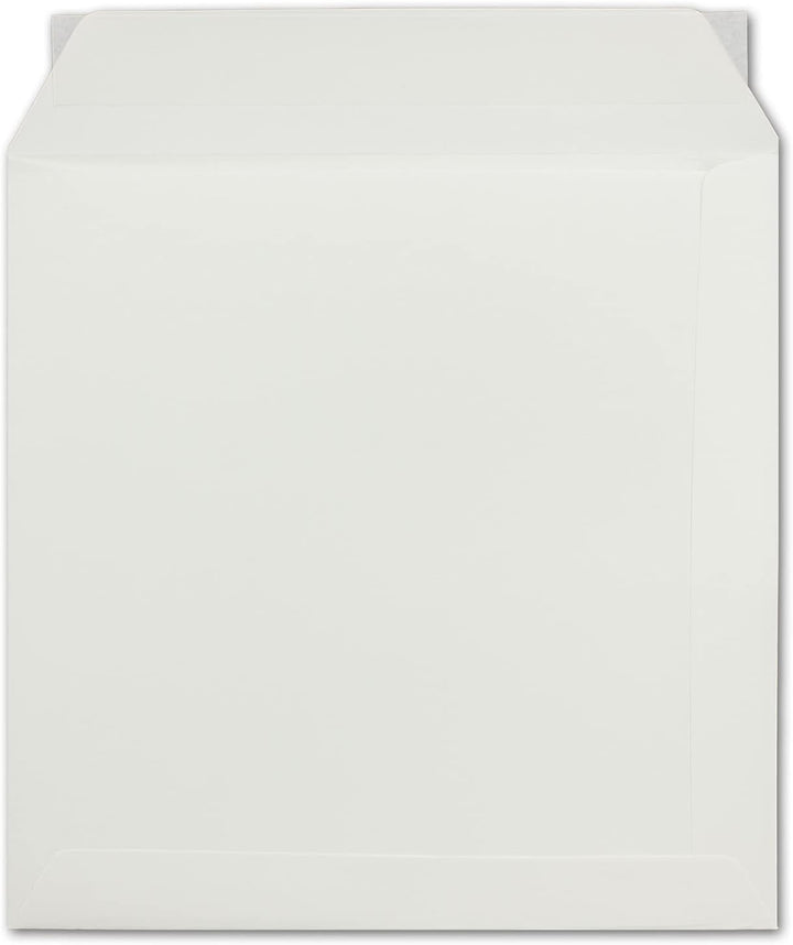 400x grosse quadratische Briefumschläge 22 x 22 cm - Creme - 120 g/m² - Für ganz besondere Anlässe -