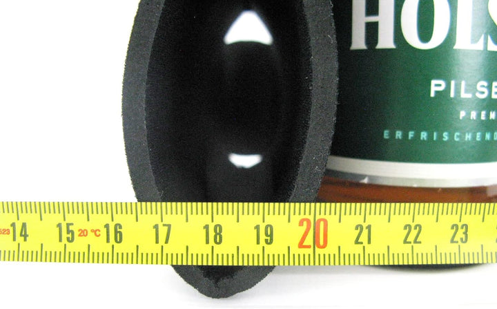 8x Bierkühler für 0,33L Flaschen in schwarz. Getränkekühler- Flaschenkühler für alle genormten 0,33l