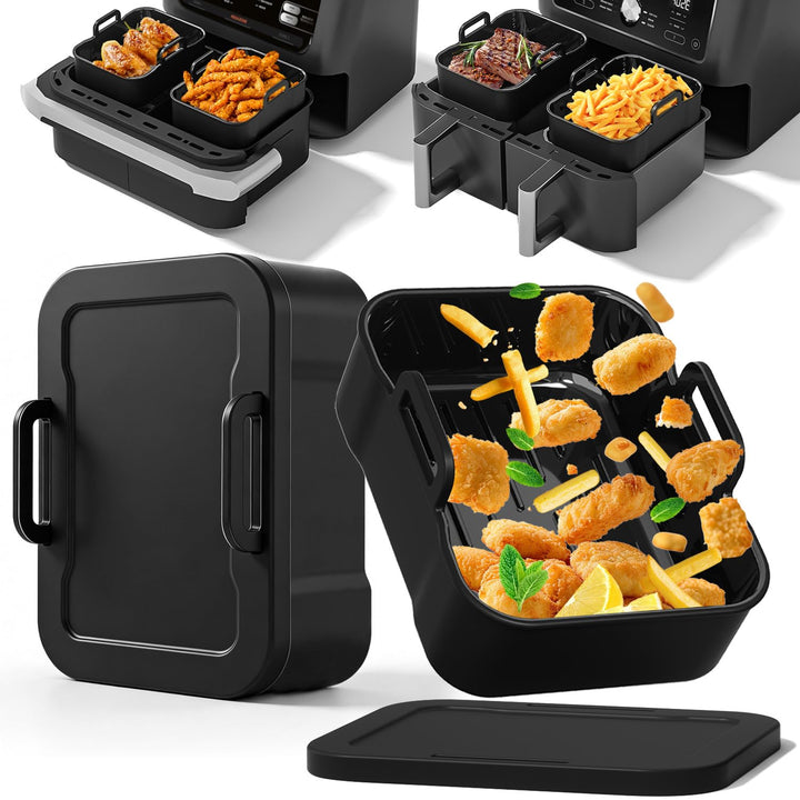 Ninja Heissluftfritteuse Silikonform für AF400EU AF500EU 9.5L-10.4L, Airfryer Zubehör für Foodi Max