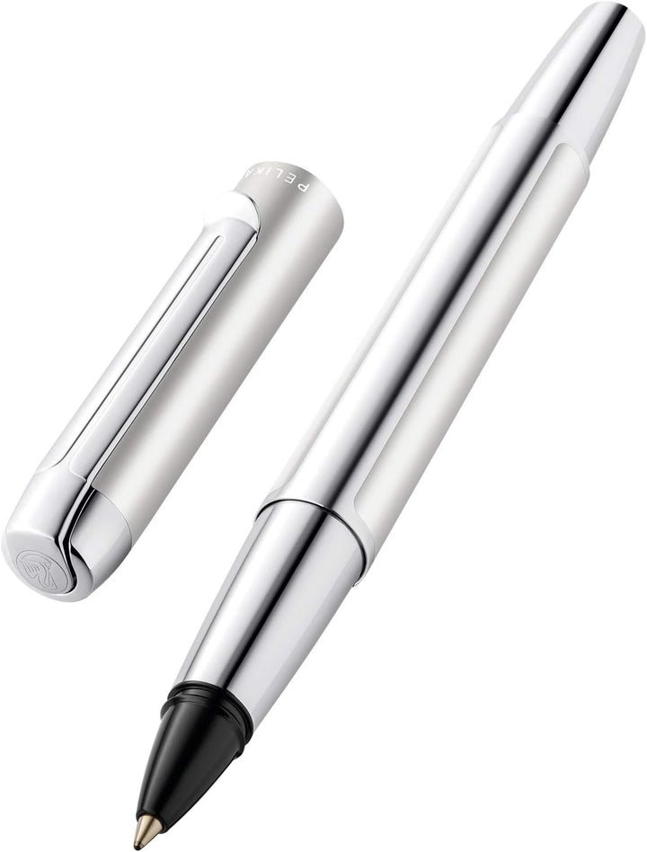 Pelikan 952010 Tintenroller Pura R40, silber Silver 1 Stück (1er Pack) Pelikan 952010, Silver 1 Stüc