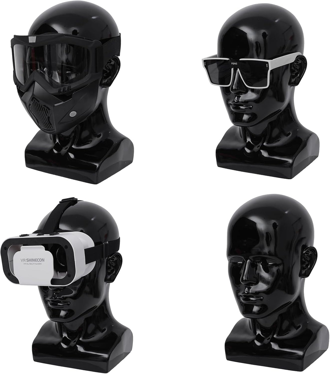 Mannequin Head Male Professional Cosmetology Manikin Head for Display Headset, Headphone, Game Conso