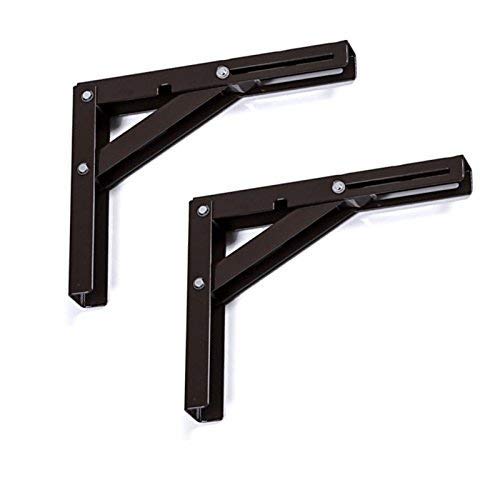 2 Stück SO-TECH® Klappkonsole Profi-Nr.1 L200 Länge: 200 mm/Höhe 160 mm braun Tragkraft 120 kg (pro