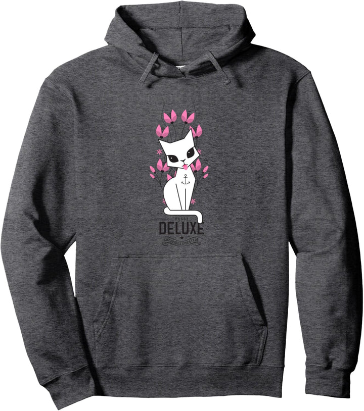 Pussy Deluxe flower cat Pullover Hoodie