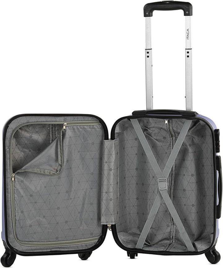 ITACA - Handgepäck Koffer Trolley - Reisekoffer Mit Rollen und Reisekoffer Hartschalenkoffer für Vie