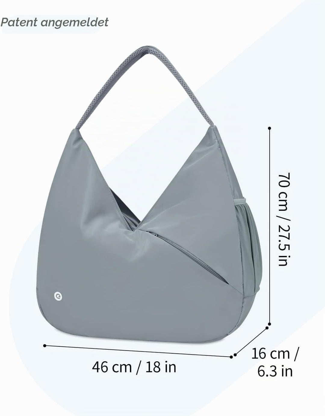 Ceneda Sporttasche für Damen Sport-Reisetasche mit verstecktem Yogamatten-Halter und Schuhfach Worko