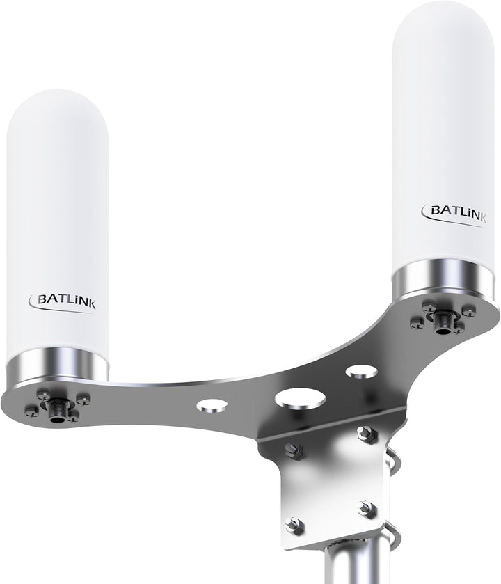 BATLINK MAO5GV1 2x2 MIMO Marine Grade (IP66) 5G Antenne inkl. 5m Kabel - 9dBi Leistungsgewinn, für 5