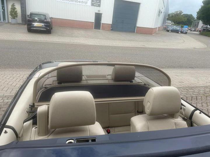 Windschott für BMW 3er E93 Cabriolet 2006-2013 - Klappbar - mit Schnellverschluss – Beige | Windabwe