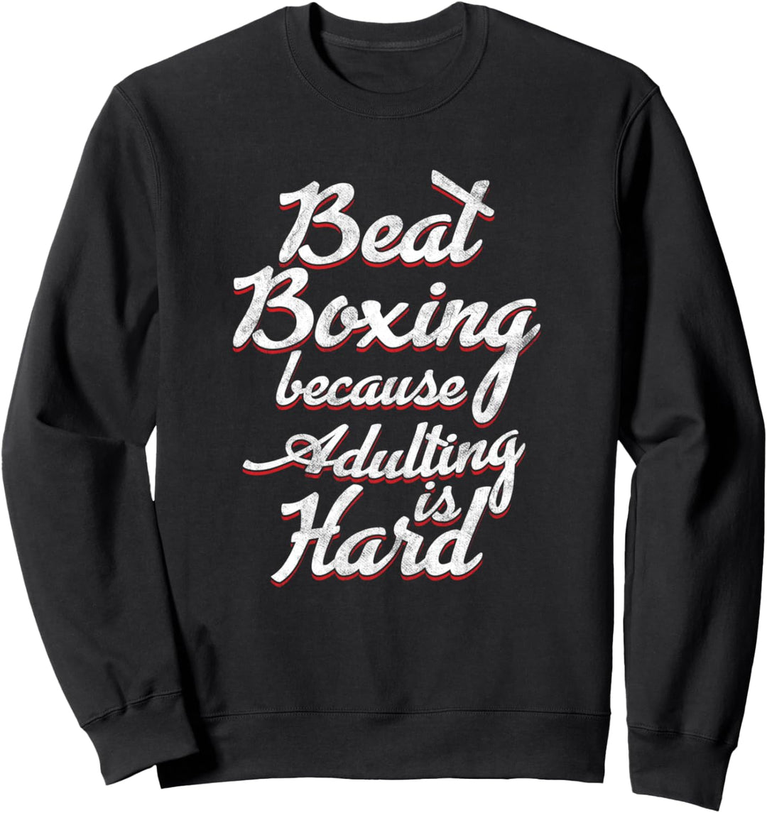 Beatboxer Hiphop Künstler Ghetto Beatbox Cooler Rap Sänger Sweatshirt