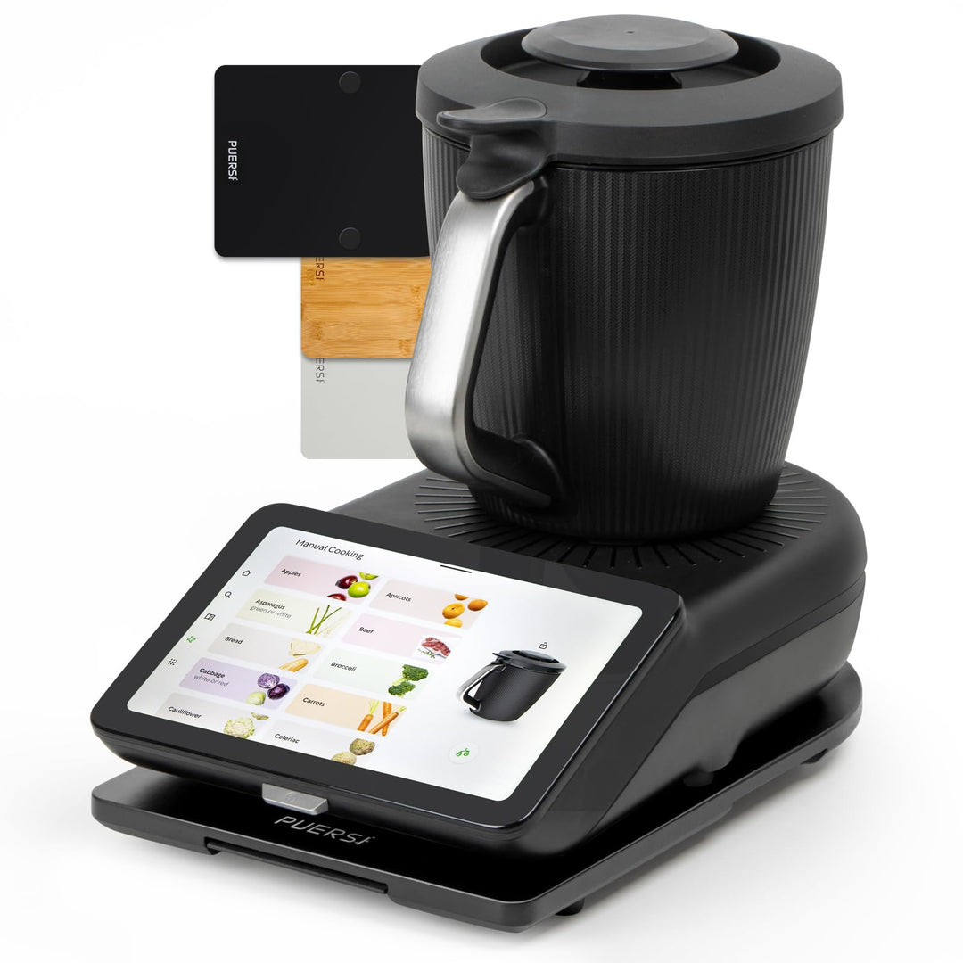PUERSI Gleitbrett TM7 für Thermomix, 2te Generation, Brett für Thermomix mit Rollen, Leicht Gleitend