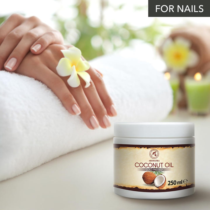 Kokosöl 250ml - Cocos Nucifera - Indonesien - Kaltgepresst - Rein & Natürlich - Kokosnussöl - Unraff