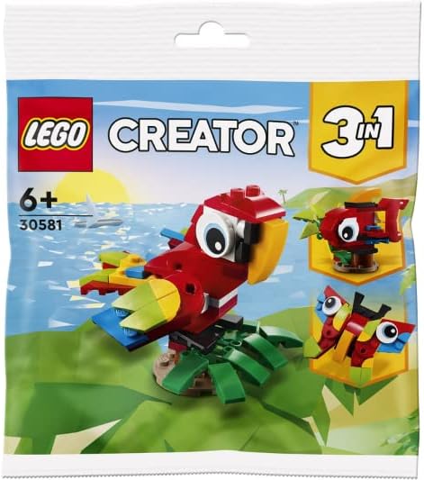 Lego Creator 2er Set: 31136 Exotischer Papagei & 30581 Tropischer Papagei