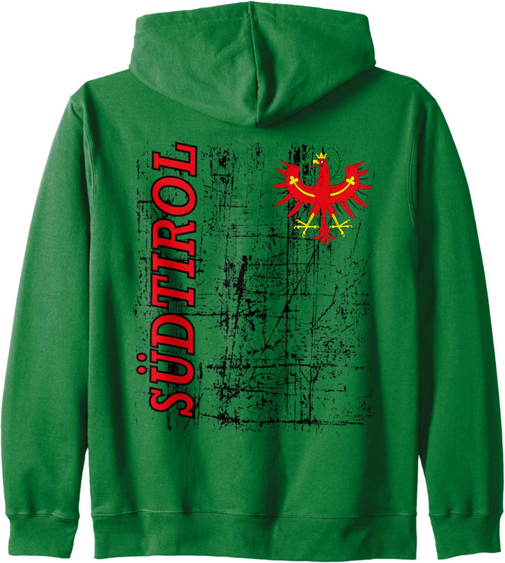 Südtiroler Shirt Südtirol Bekleidung mit Tiroler Adler Kapuzenjacke