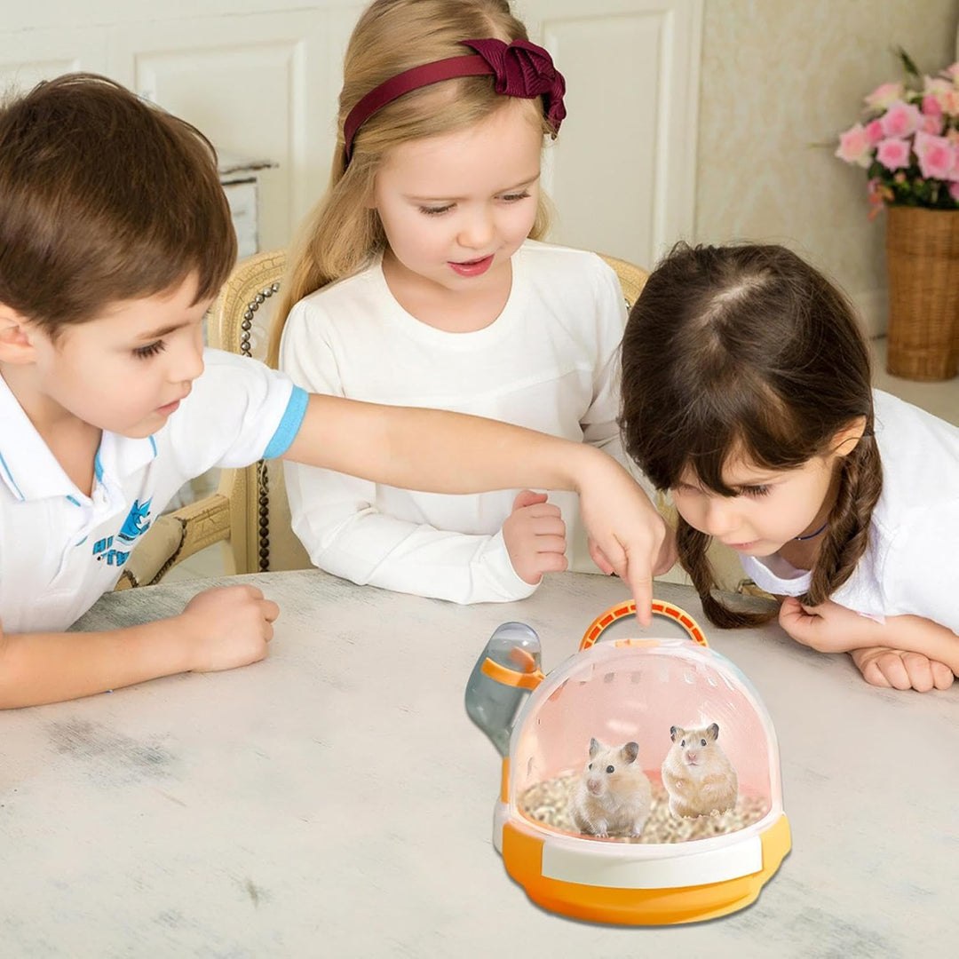 Travel Case, Gerbil Travel Cage, Pet Portable Carrier, Hamster Travel Cage, Transport Box, Small Pet