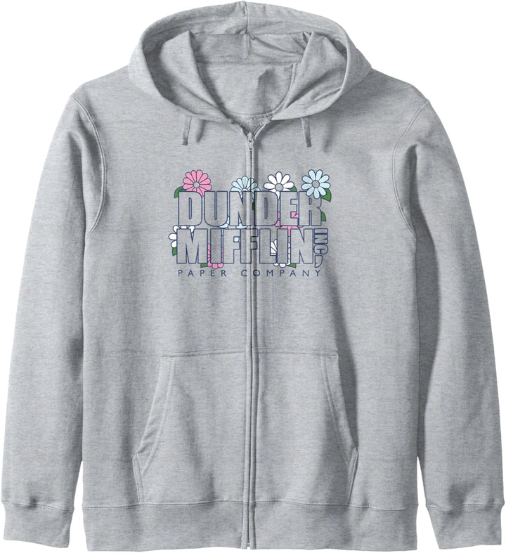 The Office Dunder Mifflin Groovy Blume Kapuzenjacke