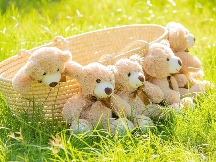 Teddybär gefülltes Tier Plüschtier Geschenk für Kind Freundin, 13.5 Zoll gefüllte Bären für Weihnach