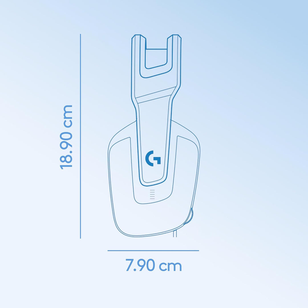 Logitech G335 Kabelgebundenes Gaming-Headset, Flip-to-Mute-Mikrofon, 3,5 mm Audioanschluss, Memory-S