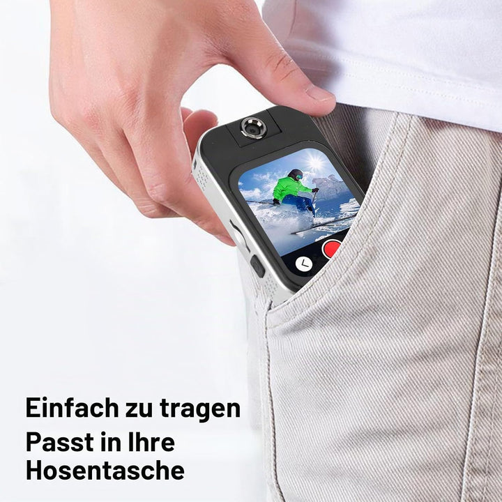 MP3 Player Bluetooth 5.4 Sportclip mit Kamera 2.0 Zoll Touchscreen Musik Player für Sport, MP3-Playe