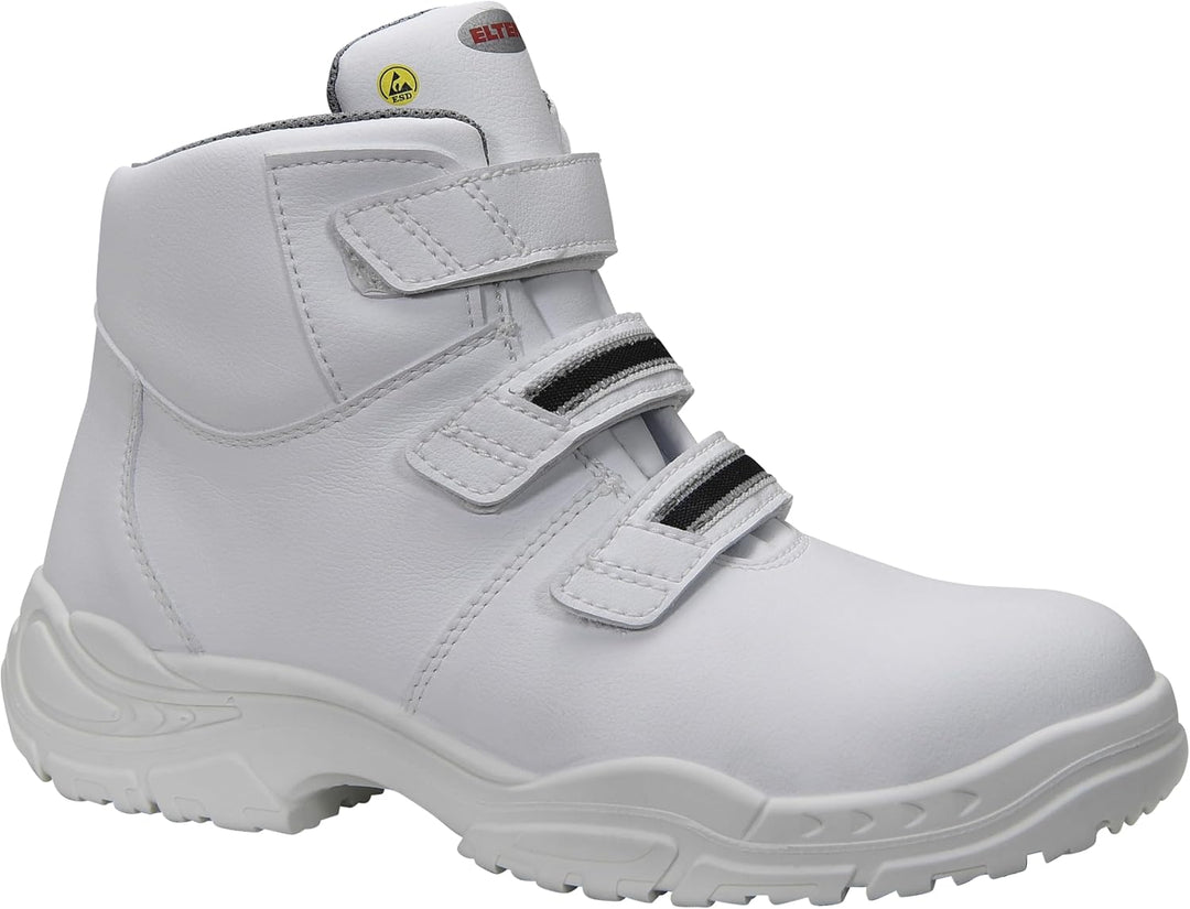 Elten Sicherheitsschnürstiefel "White Strap Mid" ESD S3, Grösse 39, 760171 39 EU, 39 EU