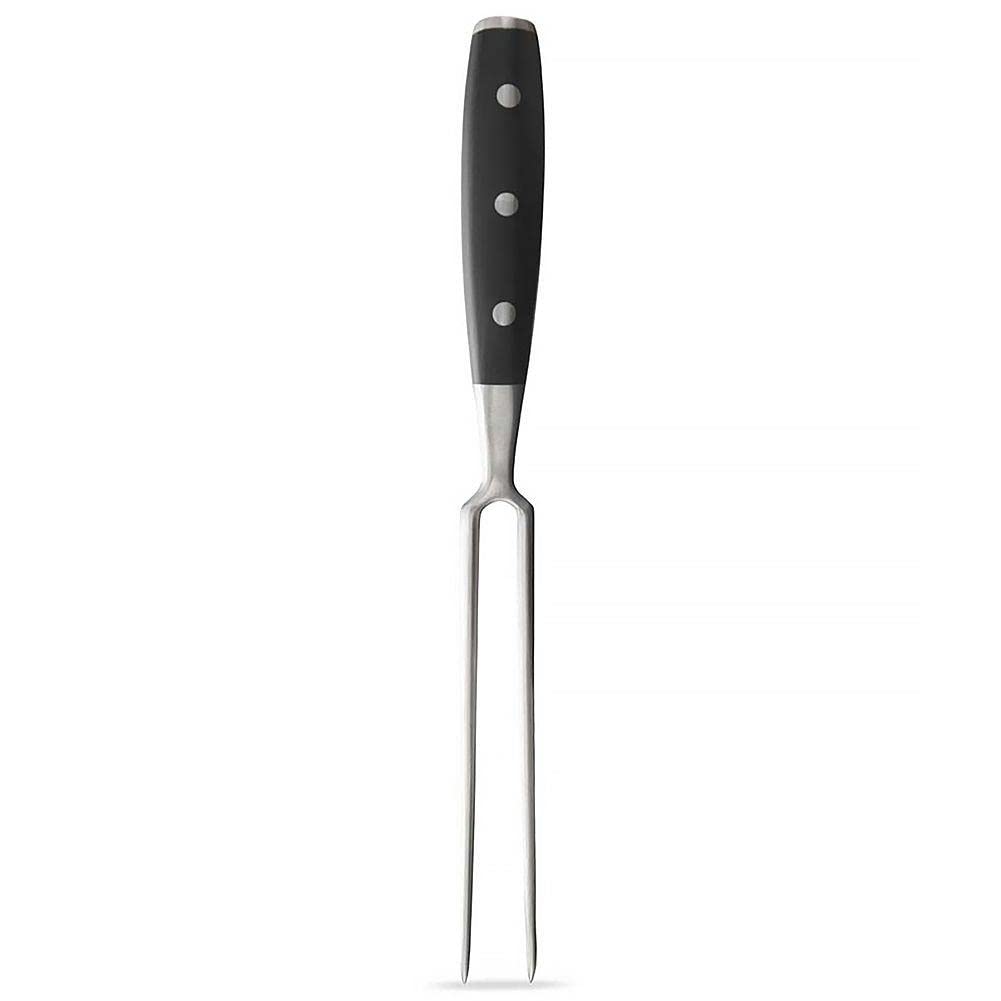 Grillgabel Fleischgabel Küchengabel aus Stahl für Grill, 30 cm