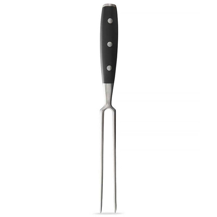 Grillgabel Fleischgabel Küchengabel aus Stahl für Grill, 30 cm