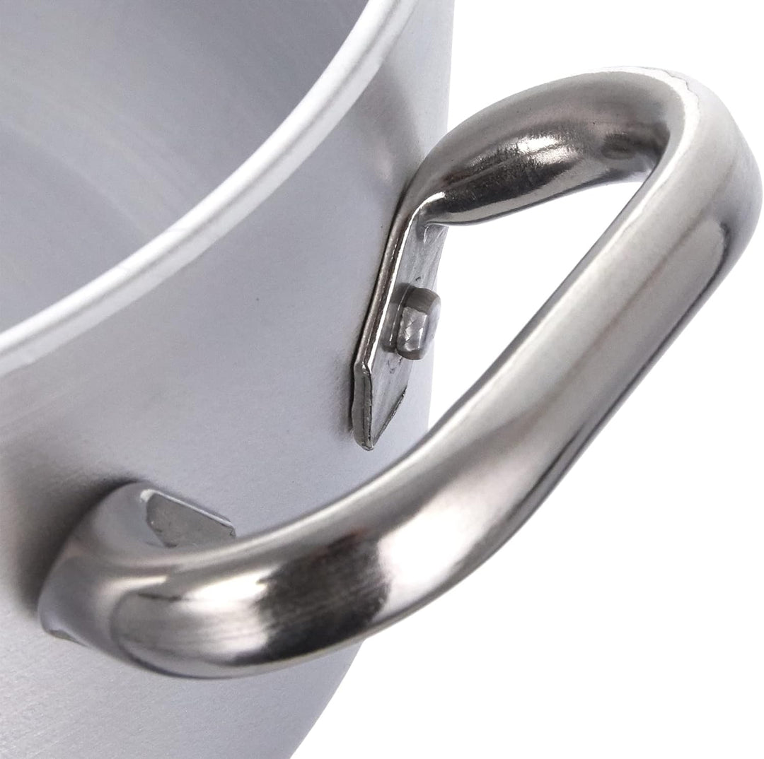 Pentole Agnelli ALMR110420 Hochstrahlender zylindrischer Auflauf, professionelles Aluminium 5 mm, 20