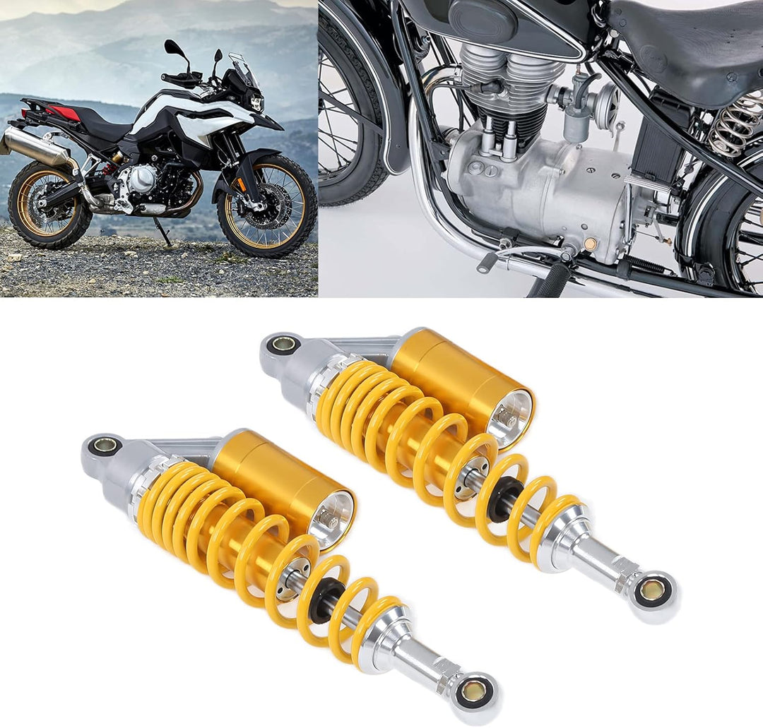 Motorrad-Stossdämpfer, Fydun 1 Paar 340mm Universal Stossdämpfer-Hinterradaufhängung Autozubehör für