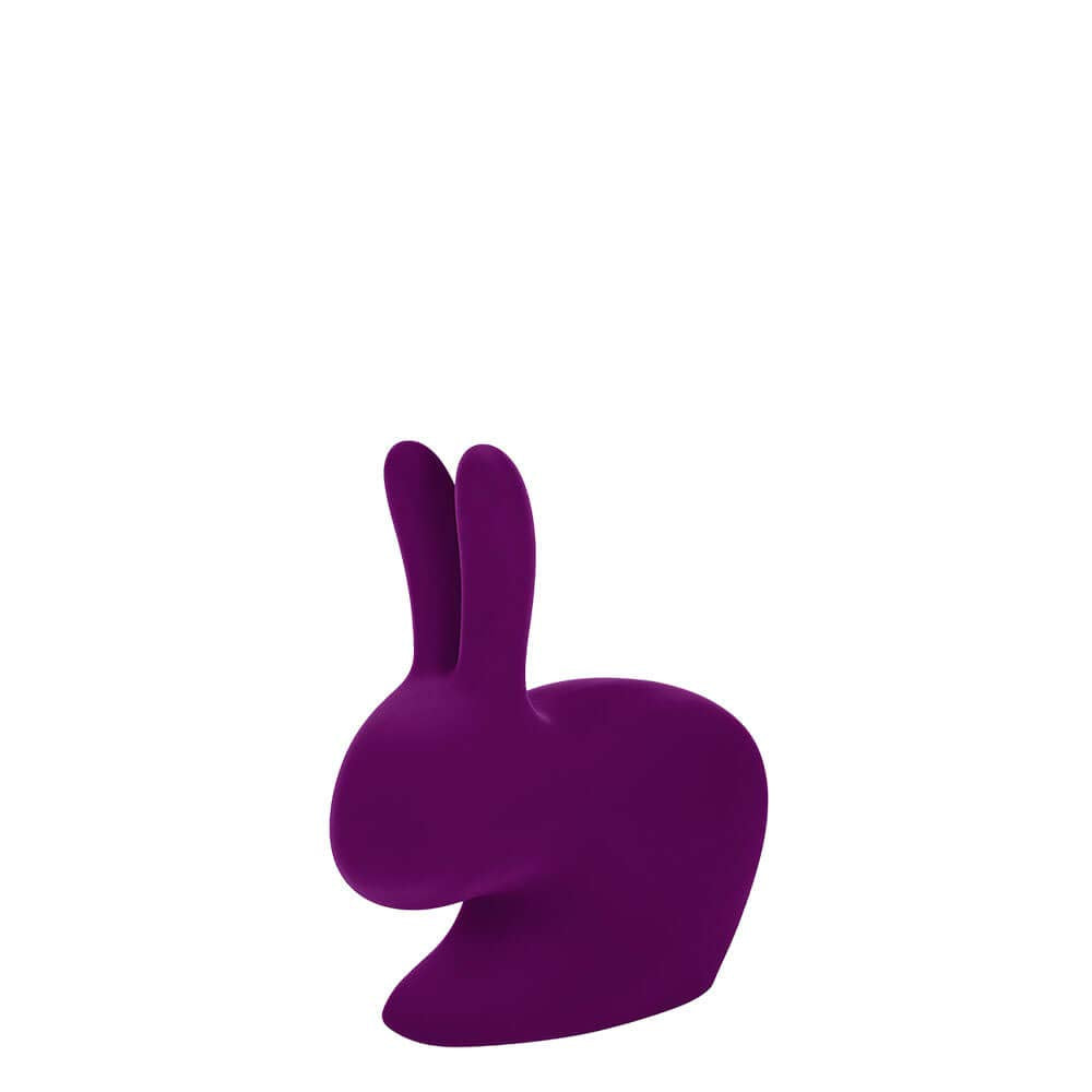 QEEBOO 90009VI RABBIT Chair Baby Velvet Finish, Violett
