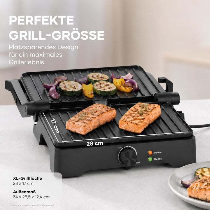 SEVERIN MultiGrill XL, hochwertige Keramikbeschichtung, grosse Grillfläche, PFAS-freie Grillplatten,
