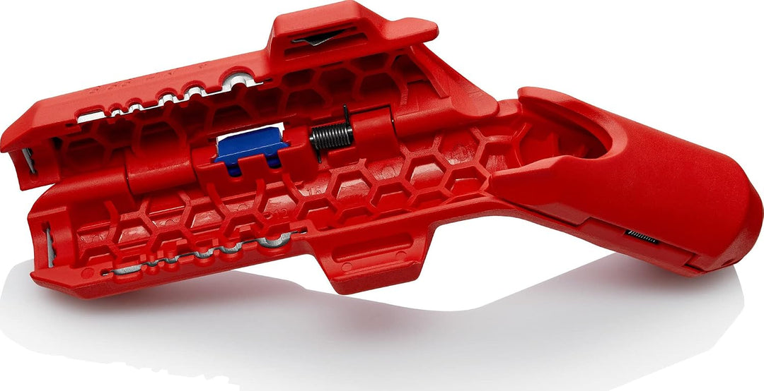 KNIPEX Selbsteinstellende Abisolierzange (200 mm) 12 40 200, Schwarz &amp; ErgoStrip Universal-Abmantelu
