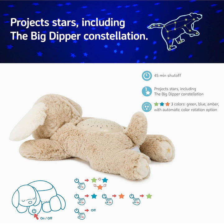 Cloud b Mini Night Light Soothing Star Projector Soft 3 Colours | 1 Constellation | Auto Shut-Off |