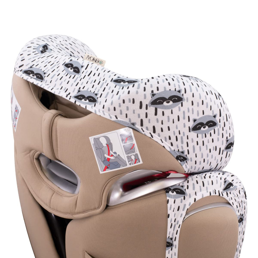 JYOKO Kids Bezug kompatibel mit Cybex Solution Q2 Fix, Q3, Cybex Z Fix, Gb Elian, aus Baumwolle (Rac