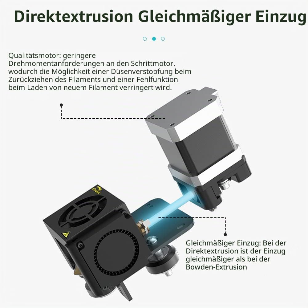 Creality Offizieller Extruder Upgrade-Kit mit Direktantrieb für Ender-3, Ender 3 Pro, Ender 3 V2 3D