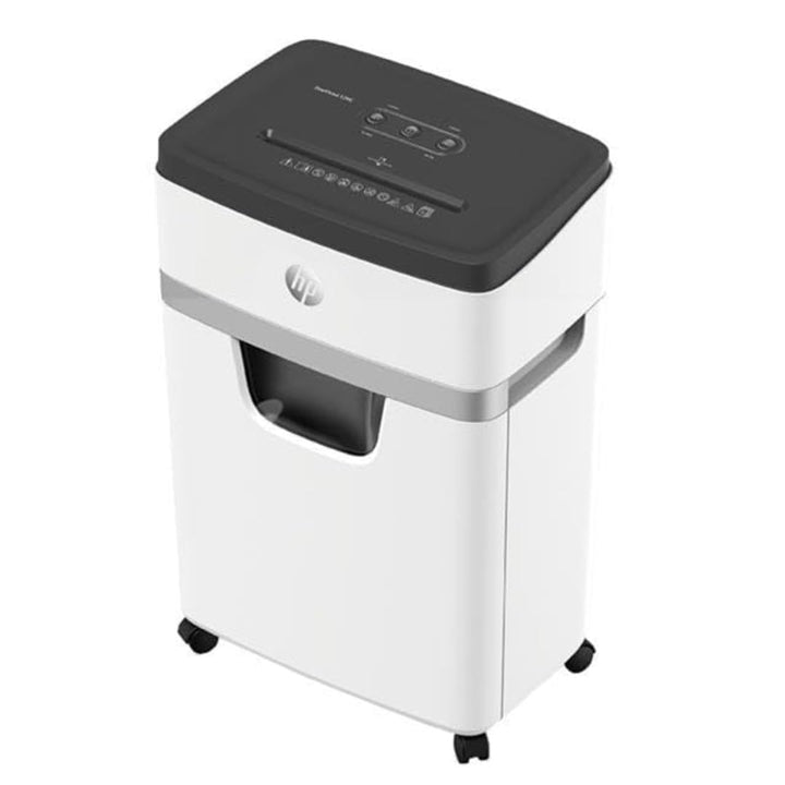 HP OneShred 12MC, Aktenvernichter, Sicherheitsstufe P-5, Micro Cut, 12 Blatt, 2806 weiss 12 Blatt Mi