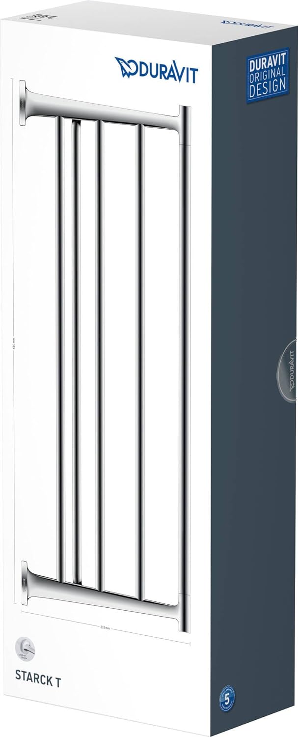 Duravit Handtuchablage Starck T, Wandmontage, 61 cm, Chrom Handtuchablage Chrom, Handtuchablage Chro