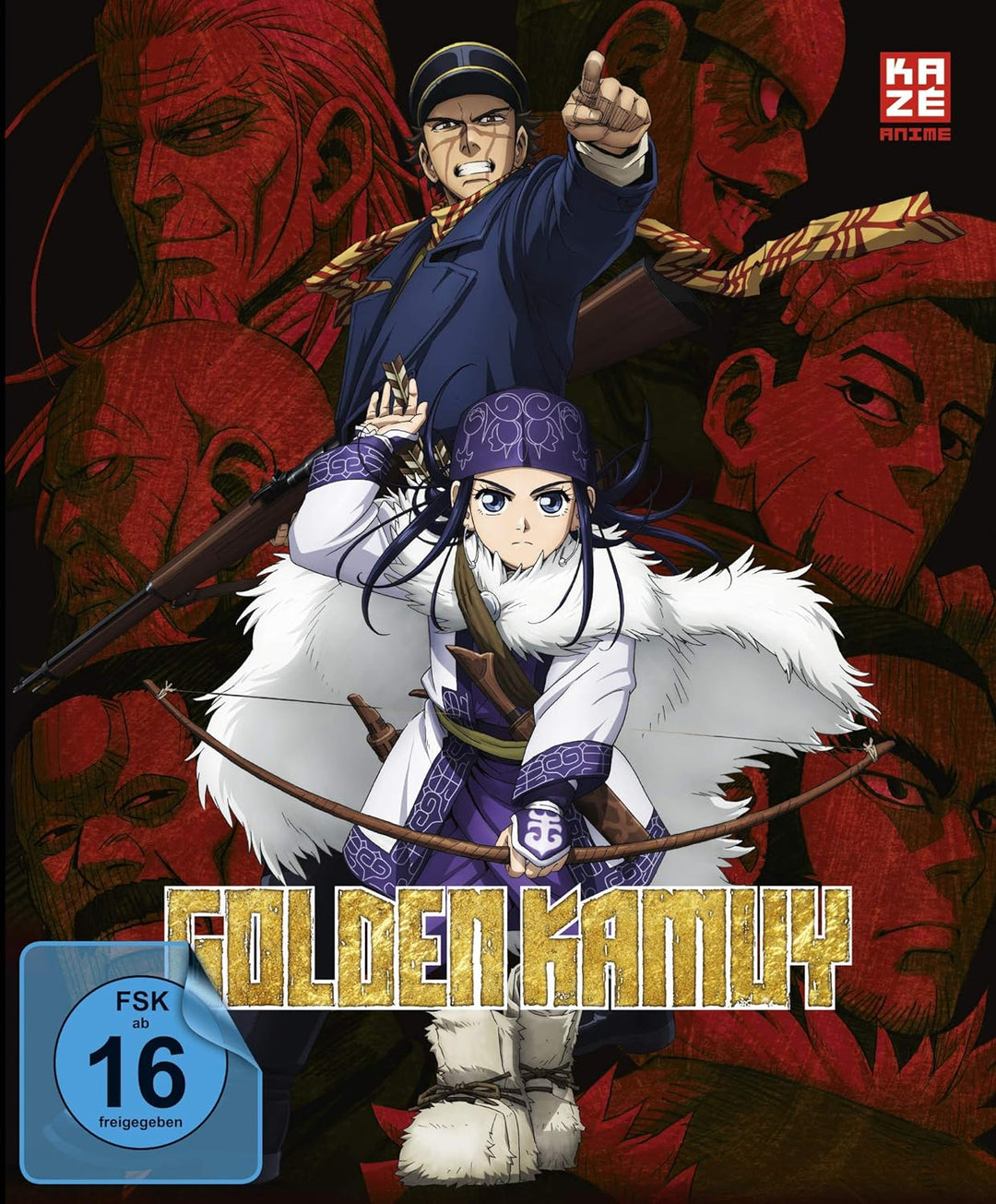 Golden Kamuy - Gesamtausgabe - Staffel 1&2 - [DVD], DVD