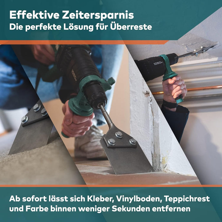 Der effektive Spachtelmeissel SDS Plus von Fairmo - Meissel inklusive Ersatzklinge und Schrauben - F