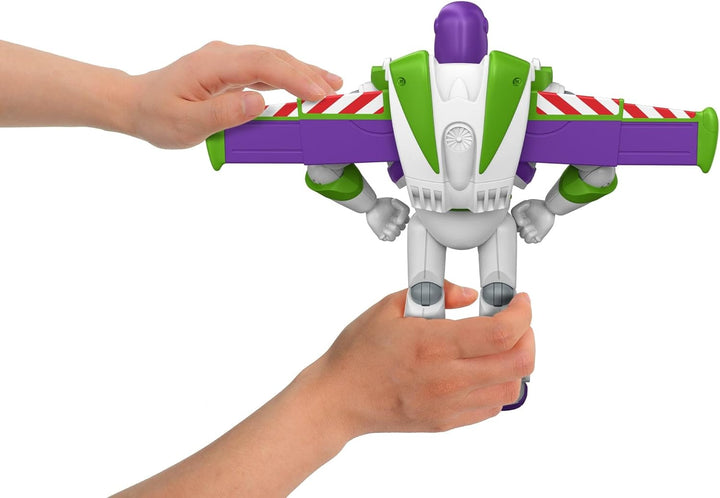 Mattel Disney Pixar Toy Story 5 Figur, grosse startbereite Buzz Lightyear-Figur, 25 cm Filmdesign 12