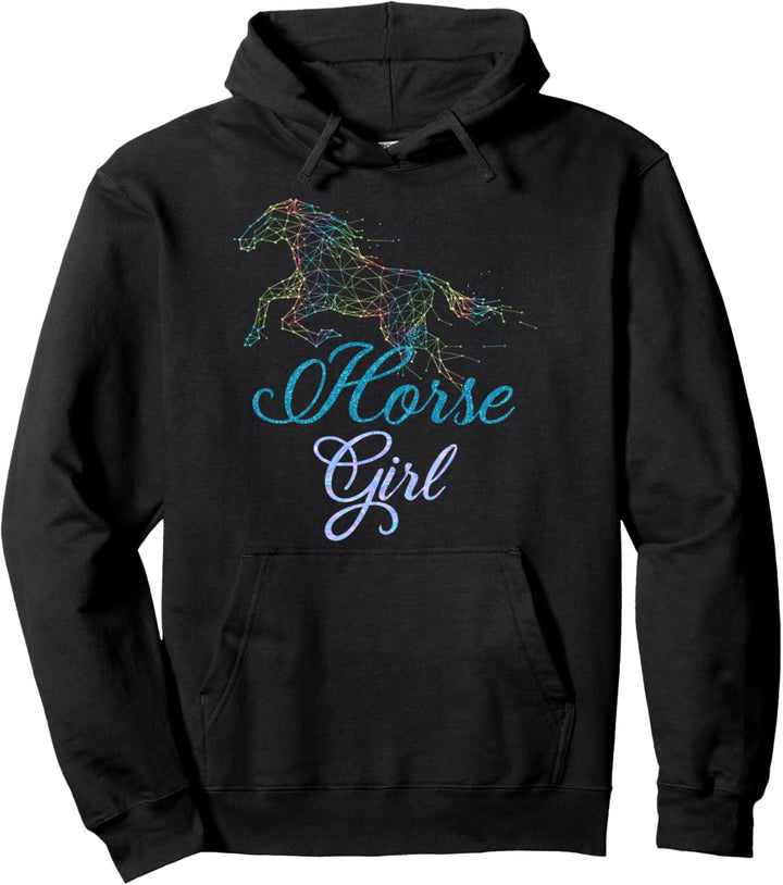 Pferdesport Reiterhof Pferde Mädchen Geschenk Pferd Pullover Hoodie