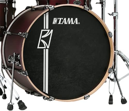 TAMA Black Fiber Bassdrumfell Schwarz - 22" (BK22BMFH)