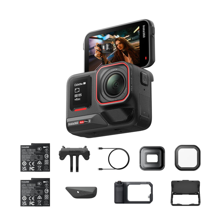 Insta360 Ace Pro 2 Videography-Bundle Limited Edition – wasserdichte 8K Action-Cam, mit Leica entwic