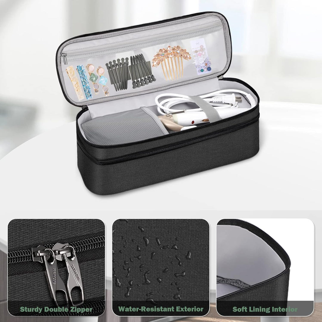 SITHON Reise Tasche für Revlon Salon One-Step Volumiser, Doppellagige Tragetasche für Dyson Airwrap,