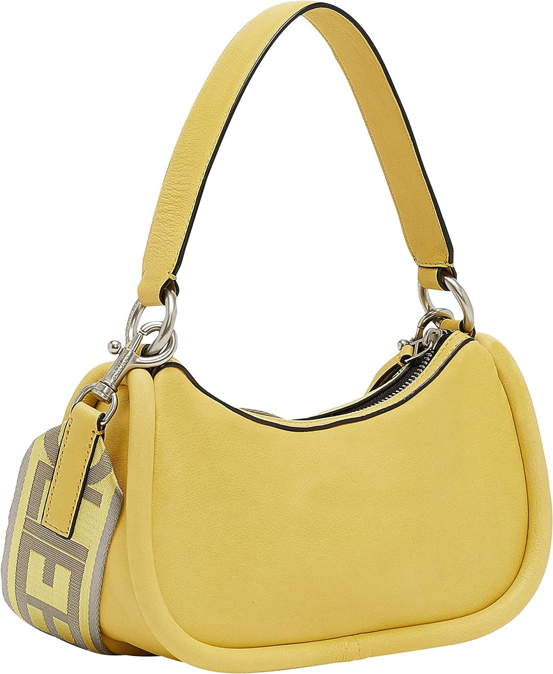 Liebeskind Berlin FAB 2 LAMB HOBO Schultertasche, Large (HxBxT 22.5cm x 36.8cm x 11.8cm) Pale Banana