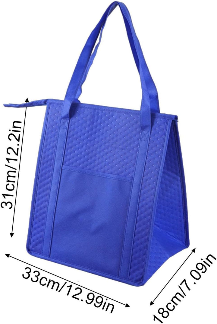 Kühltasche aus Aluminium – 2 Hüllen, Fassungsvermögen 6,9 l Blau, Blau