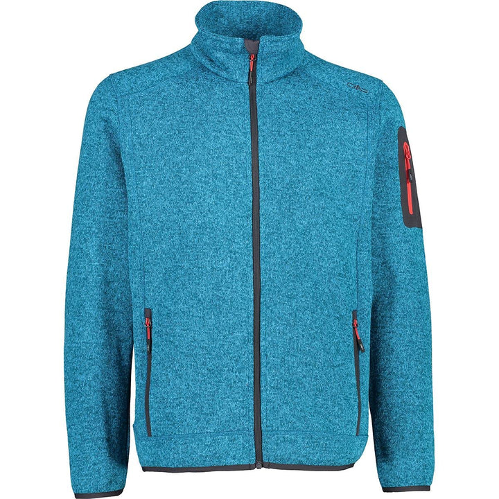 CMP Herren Knit tech mélange Fleece Jacket Fleecejacke 58 15ML, 58 15ML